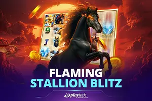 Playtech : Flaming Stallion Blitz - POWERPLAY128
